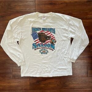Vintage Hogsbreath Saloon Jeremiah Weed L/S T-shirt Size XL